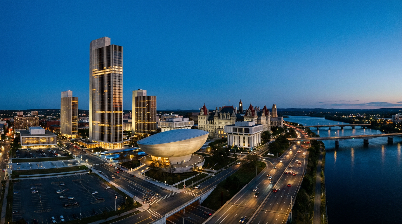 Albany NY Skyline